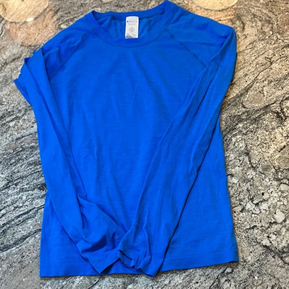 Athleta Women’s Long-Sleeve Performance Tees - Set/3 - Blue, Charcoal, Gray - Picture 10 of 13